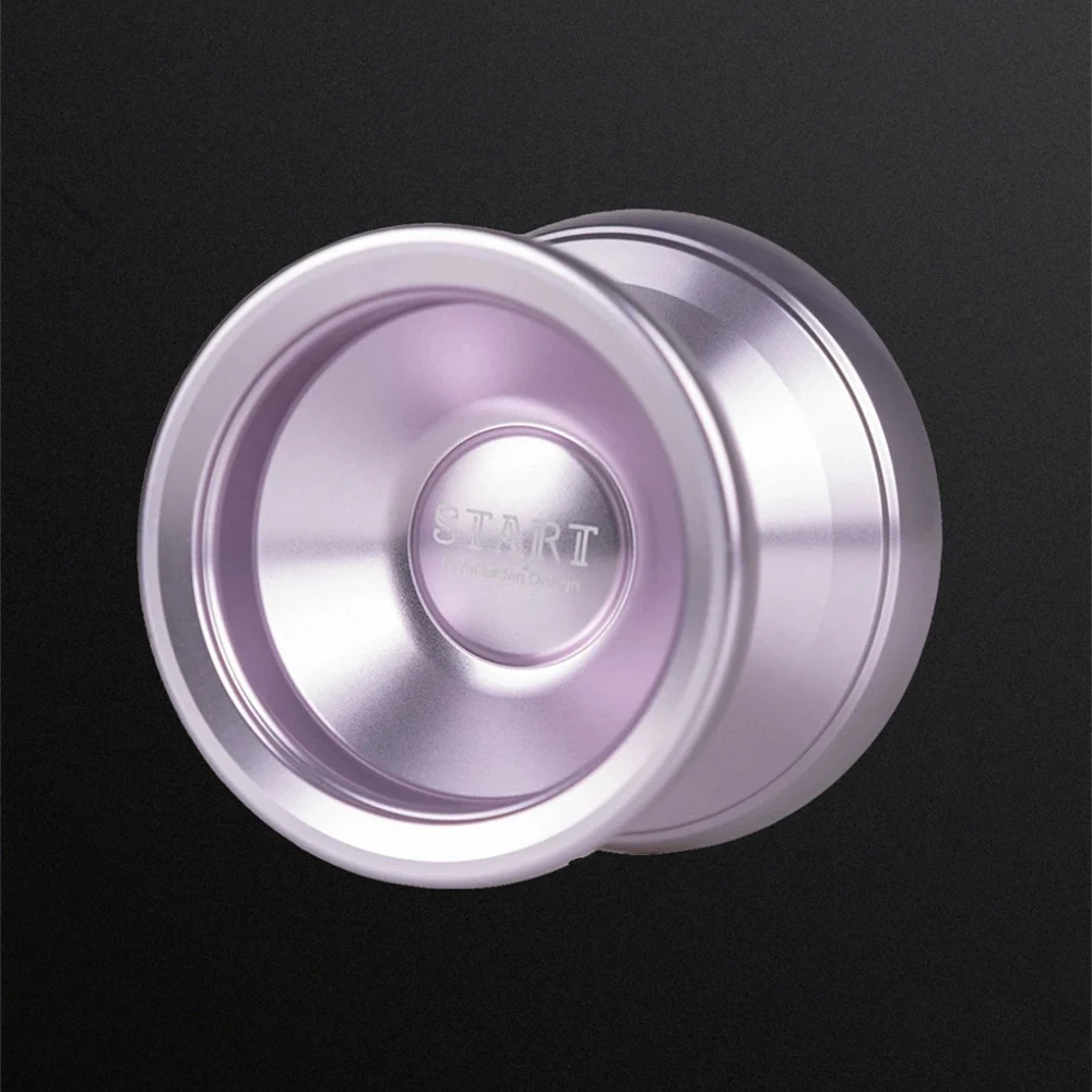 Yoyo المبتدئين المعادن يو يو مصنع مع 10 كرات تحمل سبائك الألومنيوم عالية السرعة ألعاب استجابة للأطفال