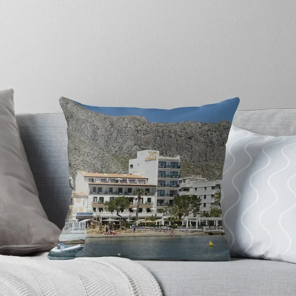 

Miramar Hotel Puerto Pollensa, Mallorca Throw Pillow Decorative Pillow Covers For Sofa Decorative Cushions pillow
