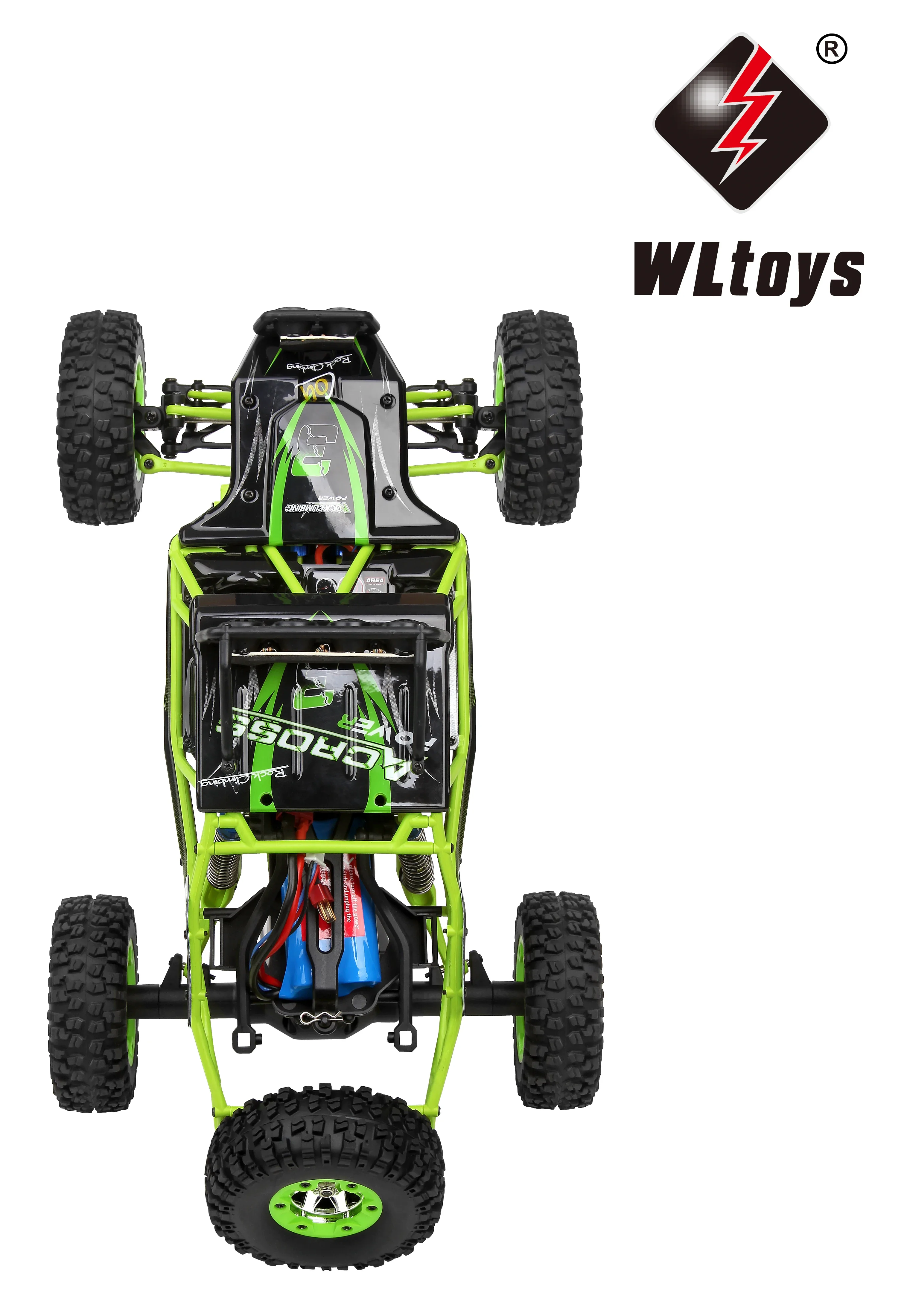 WLtoys WL 12428 1/12 4WD RC Racing Car High Speed Off-Road Remote Control Alloy Climbing Truck LED Light Buggy Toys Kids Gift