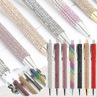 Glitter Sequin Pen Black Refill Ballpoint 1.0mm Black Refill Ballpoint Pen Office Stationery Student Write Tools Office Supplies