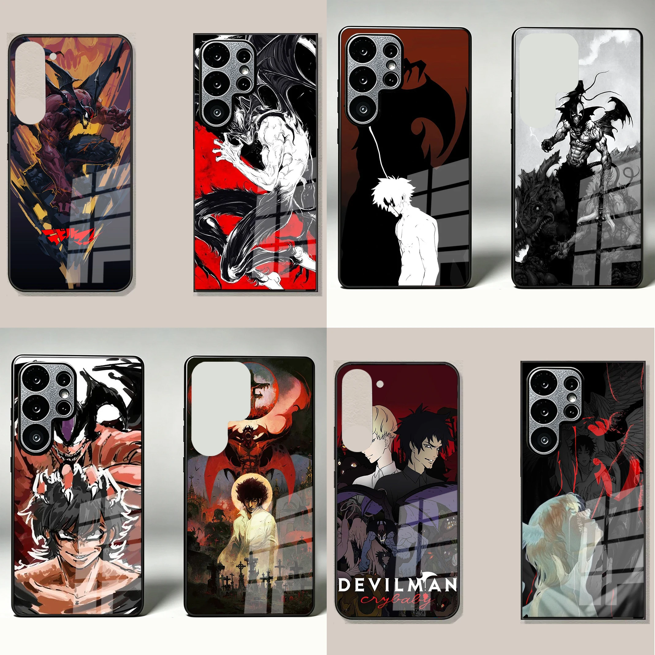 D-Devilman C-Crybaby Phone Case For Samsung Galaxy S26 S24 FE S25 EDGE S23 S22 ULTRA S21 S20 PLUS S10 LITE Glass Photo Mirror Et