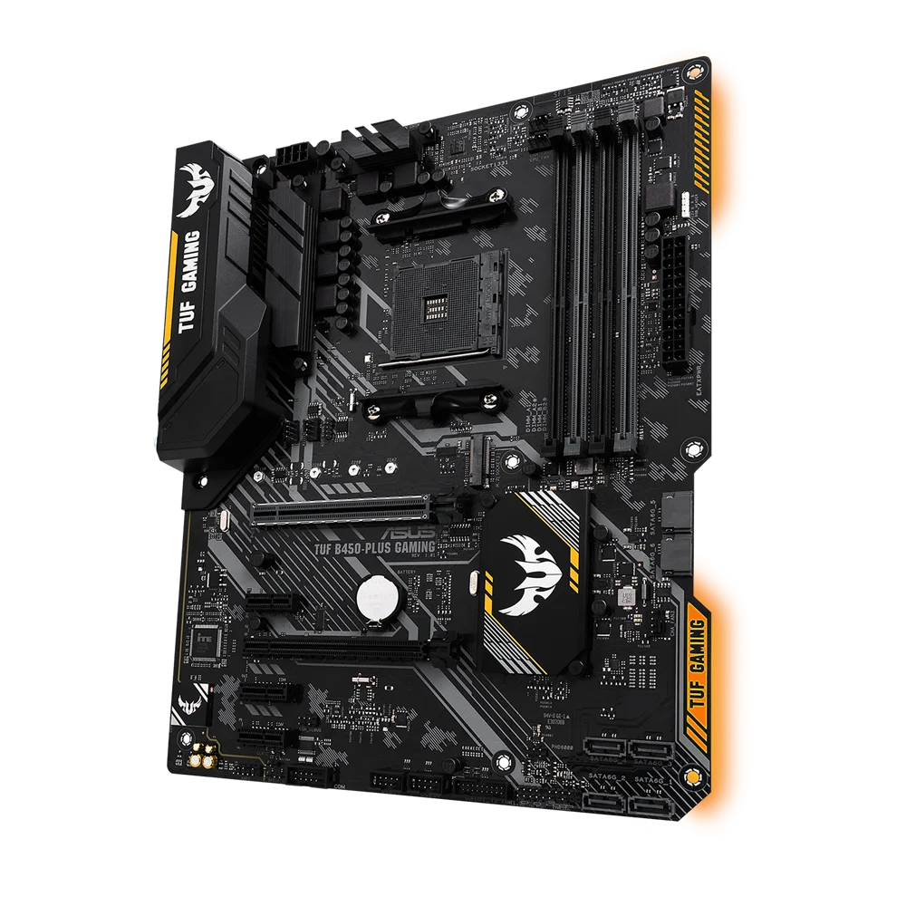 ASUS TUF B450-PLUS GAMING B450 Motherboard Socket AM4 DDR4 128GB