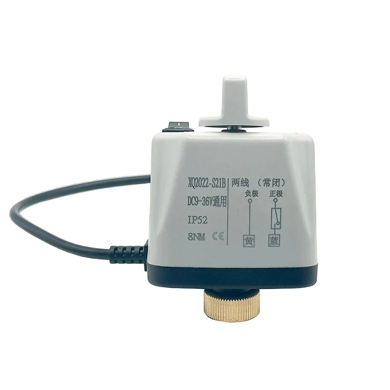 Motorisierter Kugelhahnantrieb mit manuellem Schalter, 2-Draht-Steuerung, elektrischer Kugelhahnmotor, AC/DC 12 V, 24 V, 110 V, 220 V – Detail 6