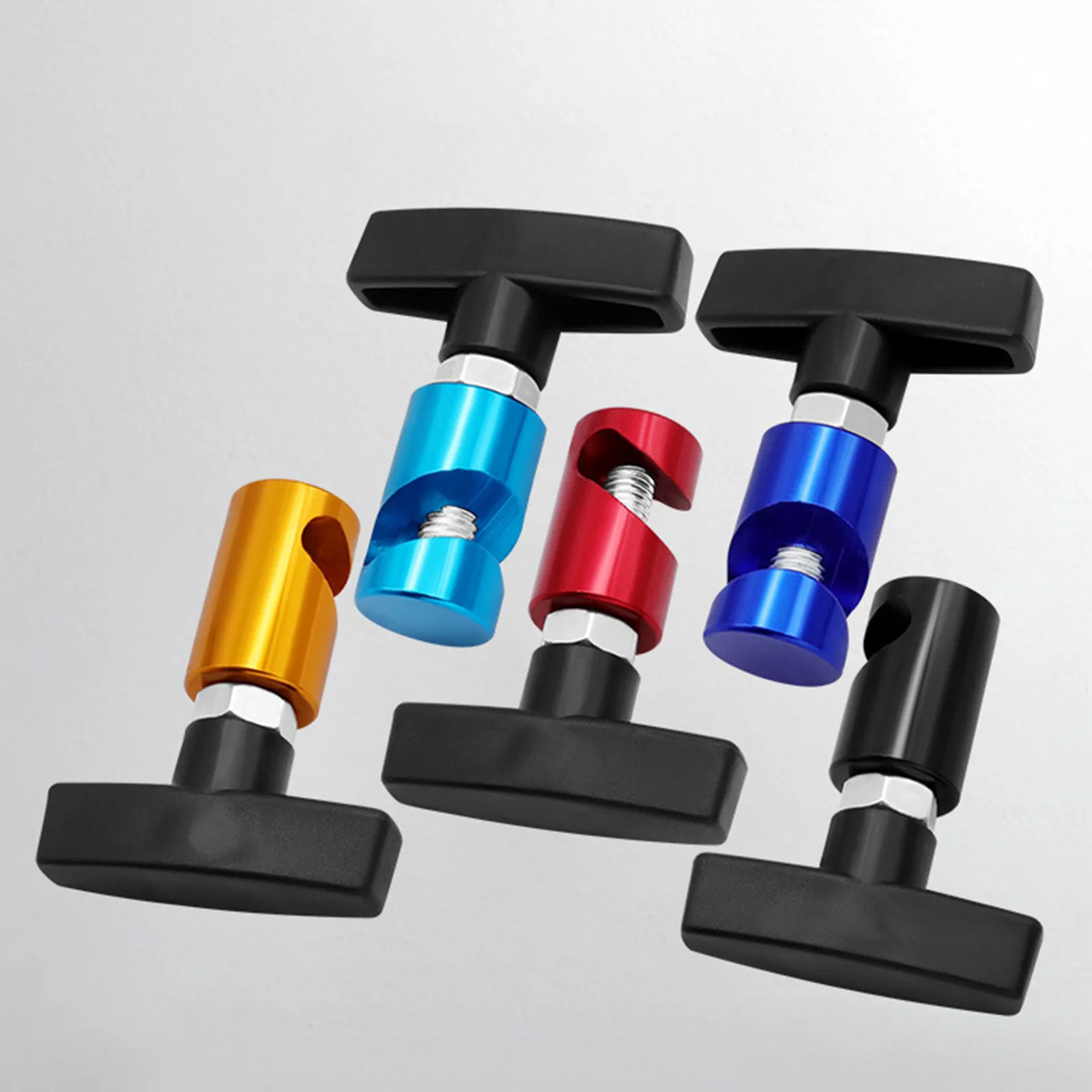 Car Hood Lift Bar Anti-clamping Device Durable Aluminium Alloy Support Rod Clamp Securely Holds Weak Lift