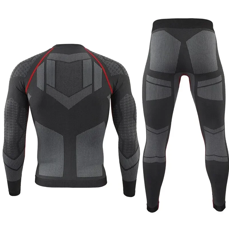 Men Sports Tactical Underwear Sets Fitness Running Tracksuits Breathable Quick Drying Clothing Sweatwicking Sports Clothing