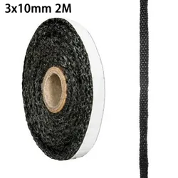 2M Stove Fire Rope Self Adhesive Glass Seal High Temperature Stove Seal Rope Fiberglass Sealing Strip Fiberglass Oven Door Seal