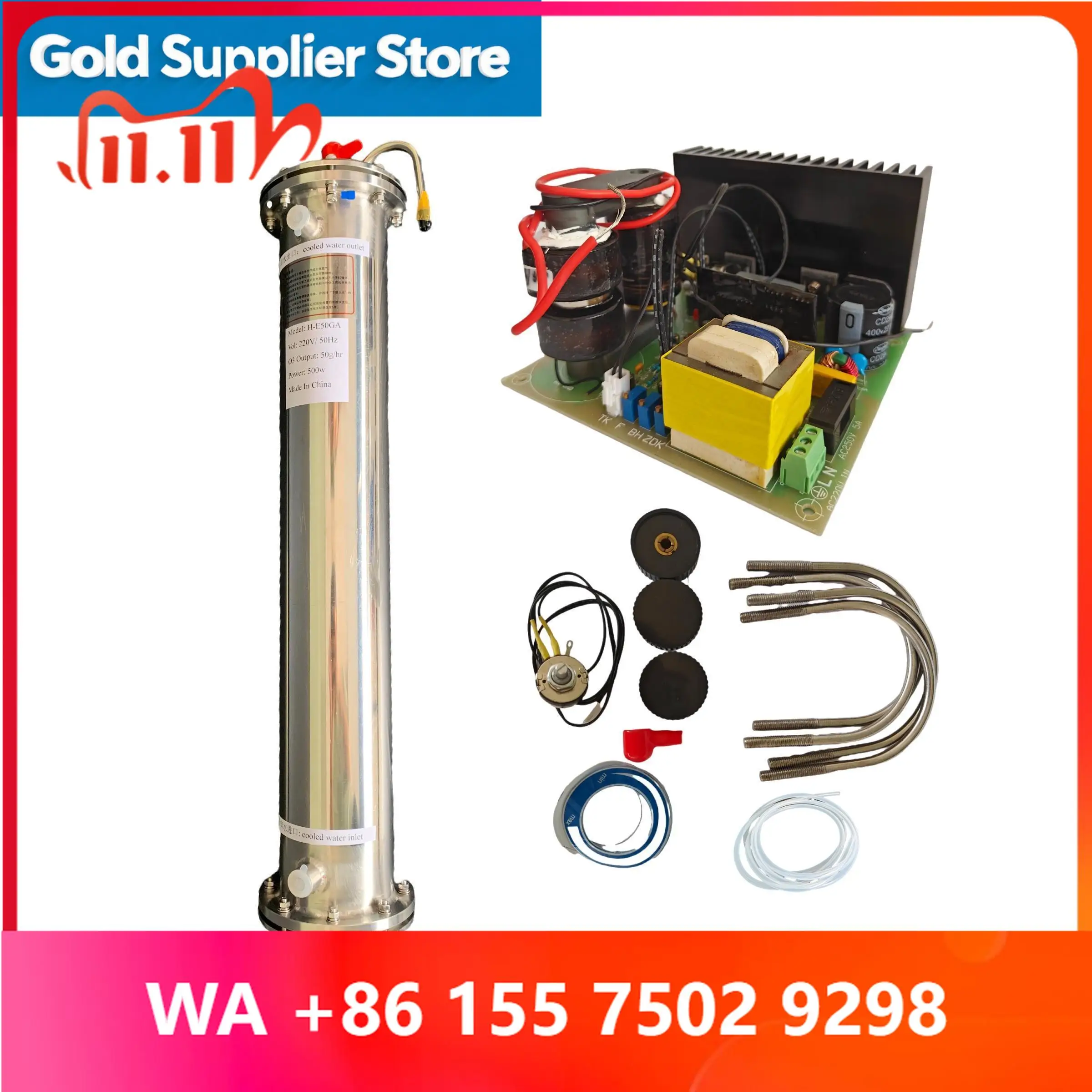 5g 20g 50g 100g Ozone Oil O3 G as Generator Ozone hine with Units for Disinfection and Sterilization