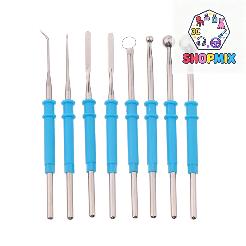 Elettrodo a lama elettrochirurgica per matita da cauterio ESU 70mm * 2.36mm Elettrocauterizzazione per elettrocoagulazione