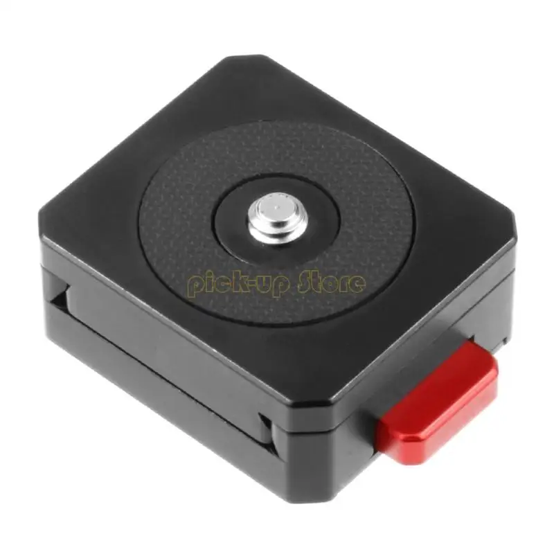 Q5WA vマウントバッテリーホルダー、メタルカメラクイックリリースプレートレンチ標準1/4 "-20ねじ穴付きのクイックリリースプレート