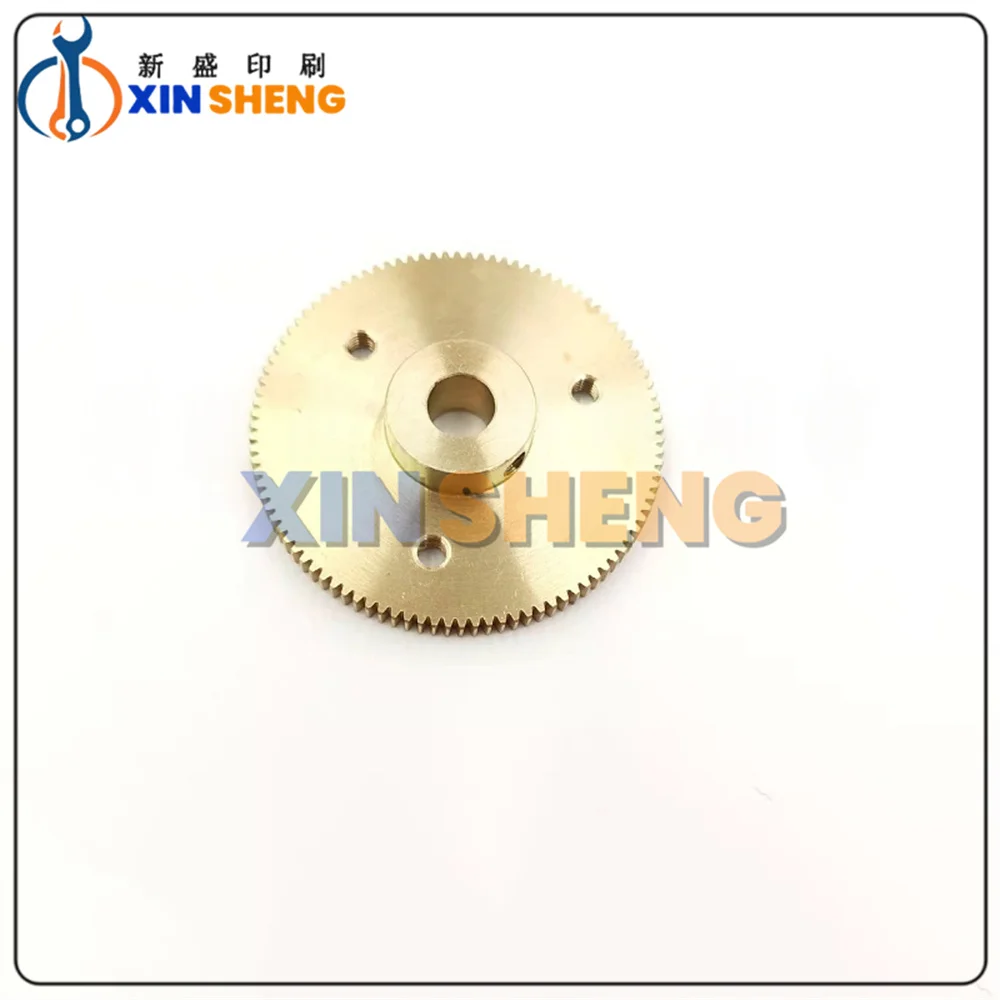 Best Quality For Heidelberg printing press plate-making motor 100 tooth gear motor gear pull gauge copper gear C5.072.263