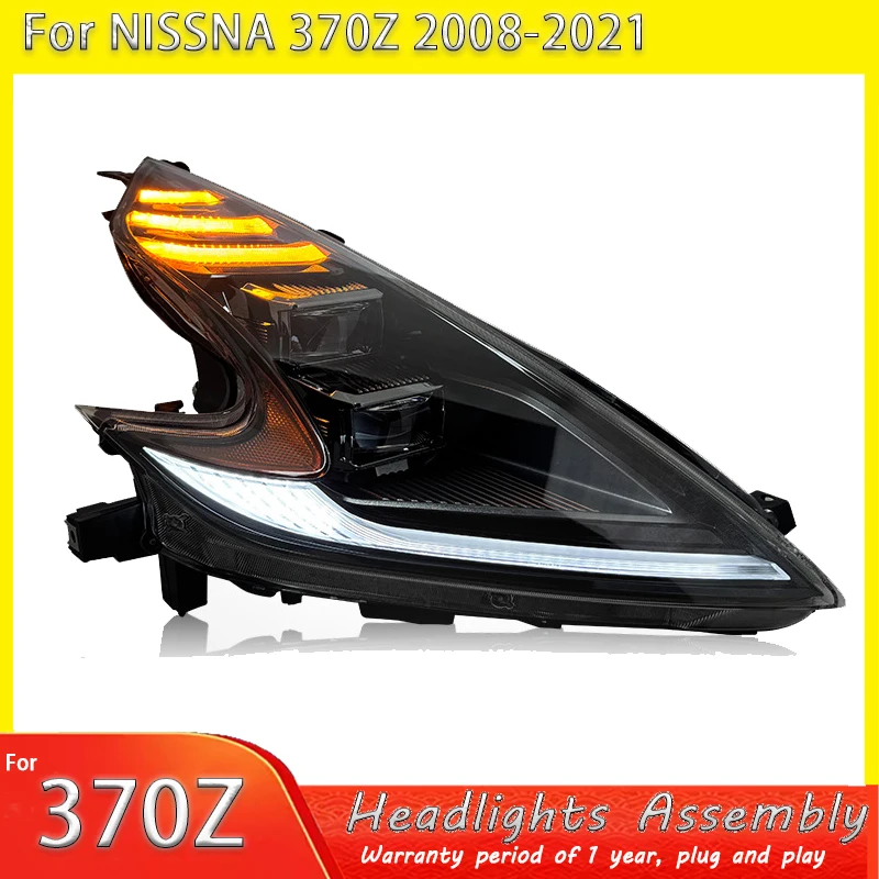 

Автомобильные аксессуары для Nissan 370Z: Обновленные светодиодные фары-проекторы (2009-2021) с линзами и ДХО