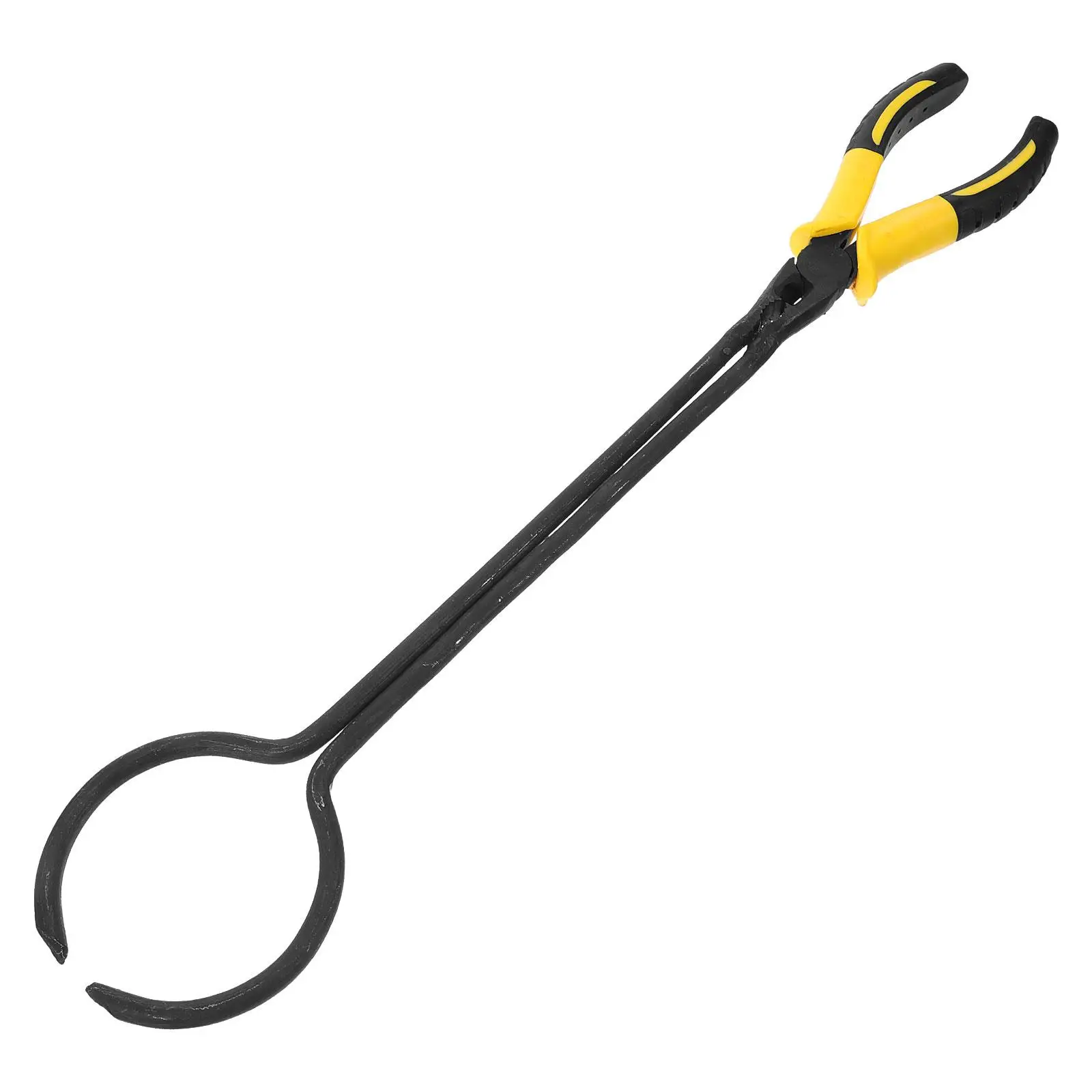 

Crucible Tongs Round Mouth Yellow Handle Smelting Beaker Clamps Graphite Casting Lab Accessories Furnace Lightweight