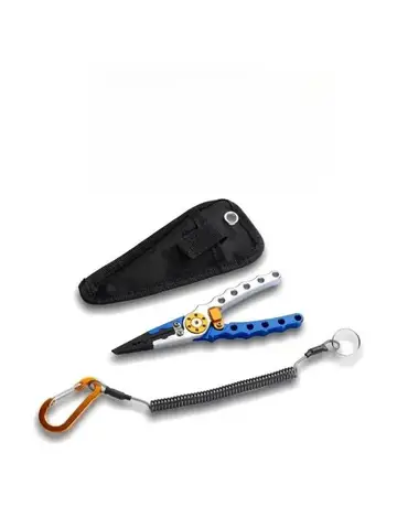 미끼 낚시 집게 낚시 집게 립 클램프 외장 라인 나이프 훅 리무버 미끼 교체 집게 야외 낚시 도구