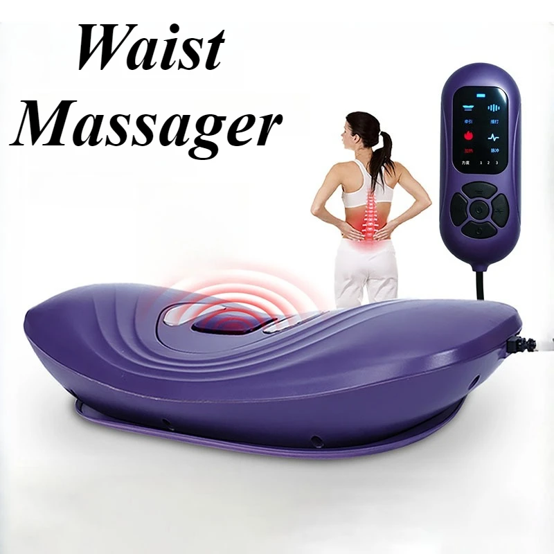 

Physiotherapy Waist Massager Vibration Electric Lumbar Massager Adult Relax Waist Pain Massage Quiet Portable Massagers for Back