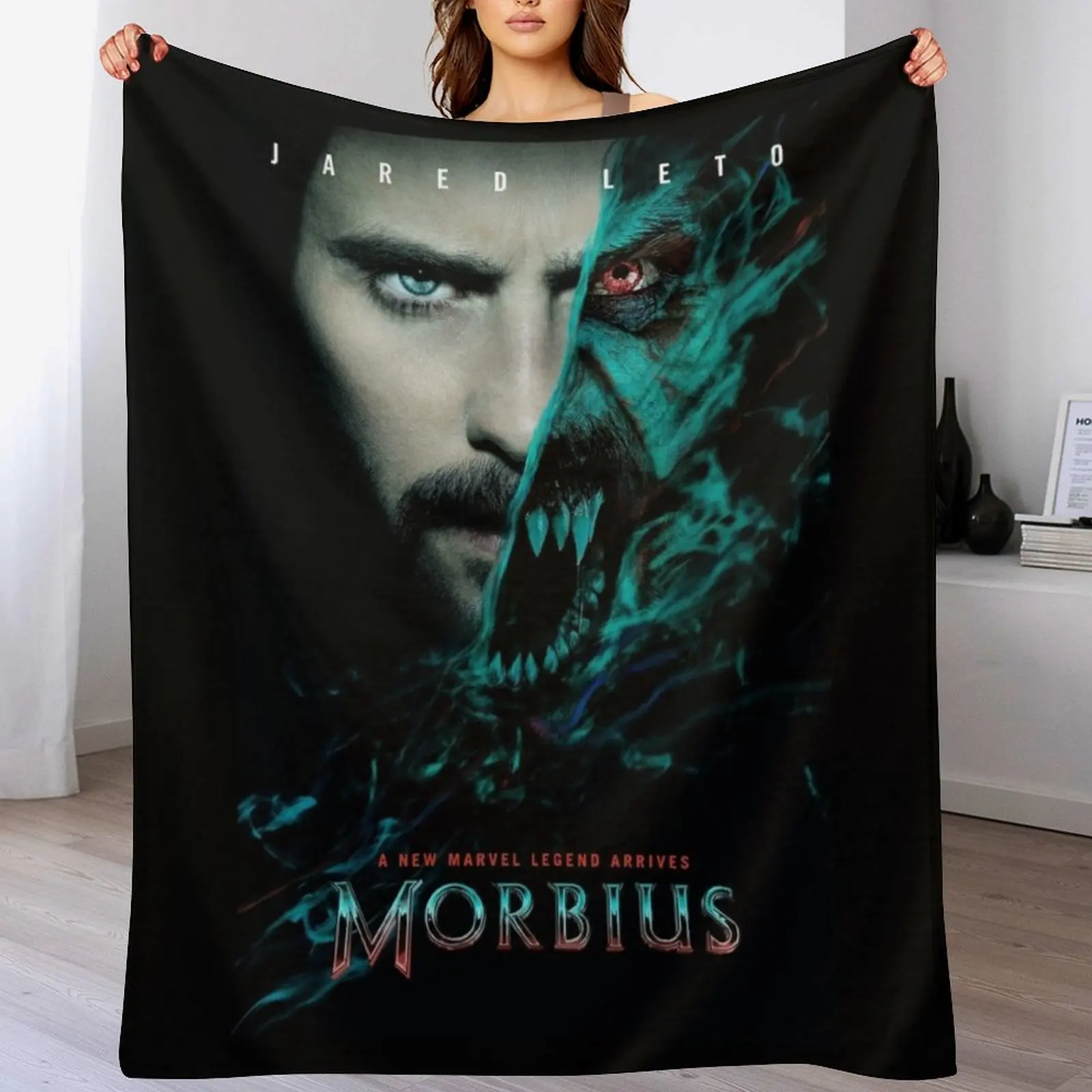 

Half Stealth Morbius Throw Blanket Furrys Blankets For Sofas Vintage for winter Blankets