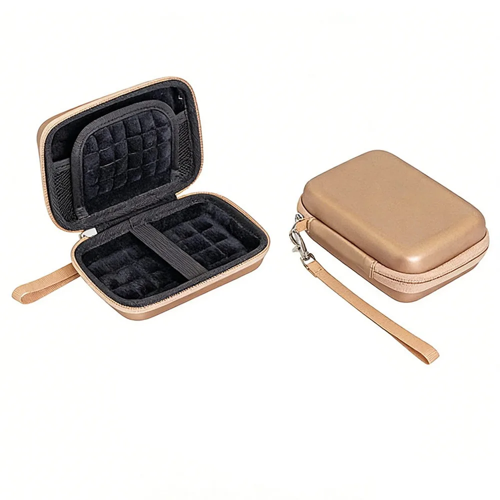 

2.5inch SSD Case Shockproof Hard Shell External Hard Disk Case Water Resistant Foam Lining Protective Bag for Canvio Basics/WD