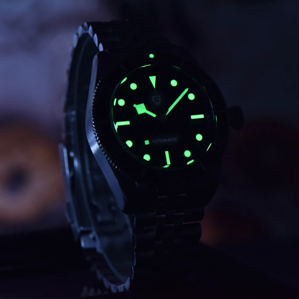 PAGANI DESIGN BB58 Retro Men's Watches Luxury Automatic Watch For Men Mechanical Wristwatch NH35 Luminous AR Sapphire Clock Gift