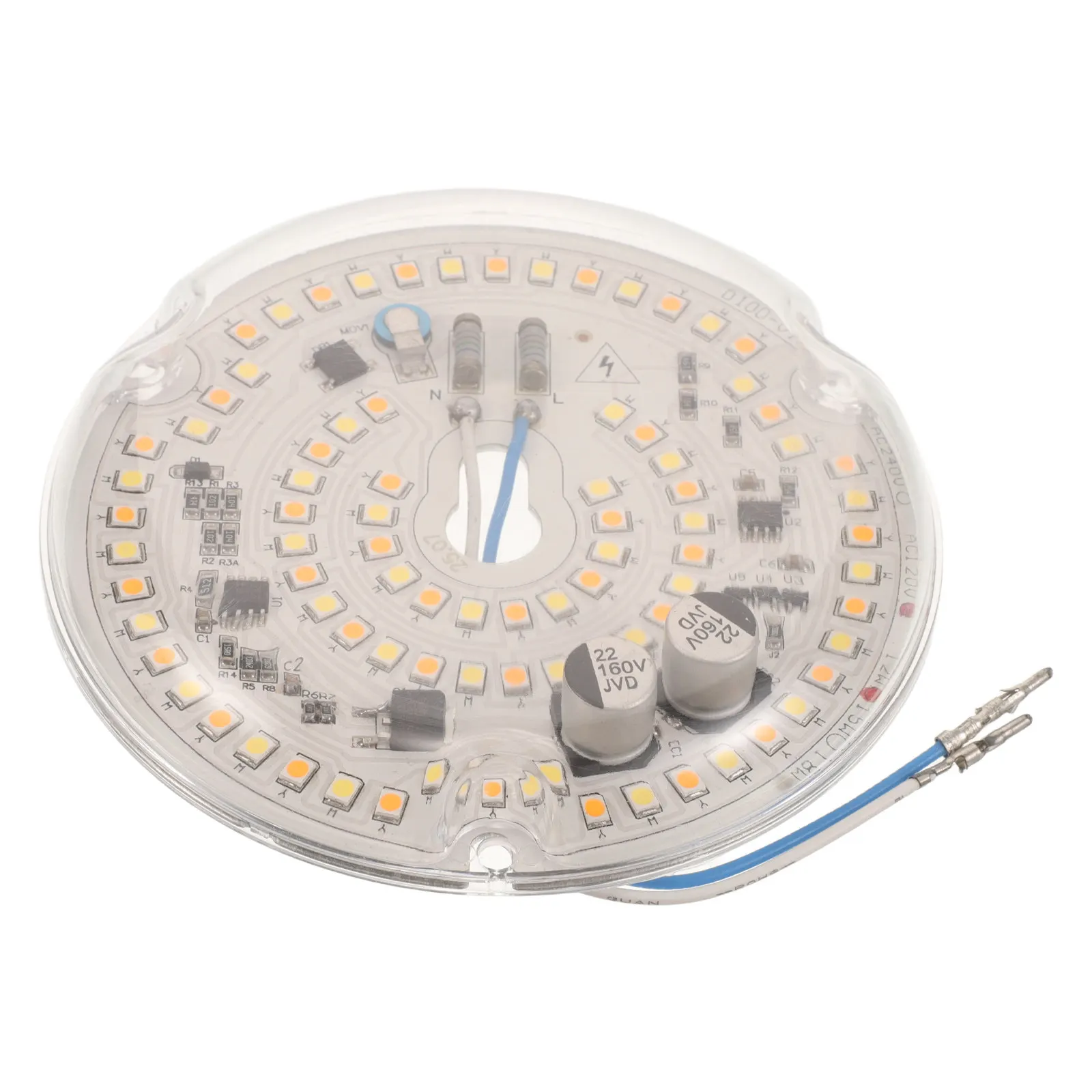 LED Ceiling Fan Light Retrofit 4 Inch Dimmable Replacement Panel Round Board 12W 2700K-6500K 1200Lm Ceiling Fan Light Retrofit