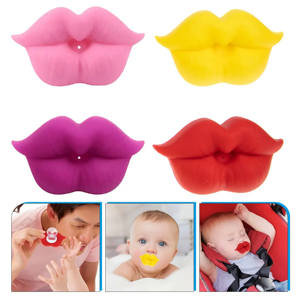 

4 Pcs Baby Accessories for Newborn Soothers Children's Pacifier Shower Pacifiers Decor