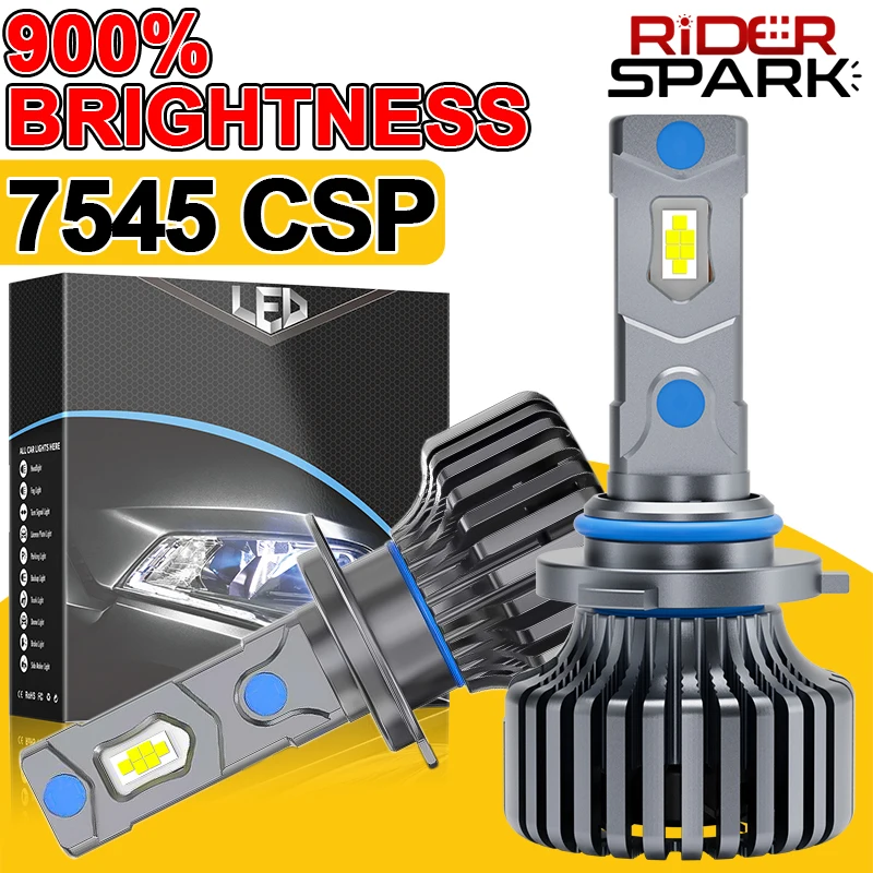 

H4 H7 LED Car Headlight CANBUS H11 H8 H9 H1 9005 HB3 9006 HB4 9012 HIR2 12 PCS 7545 CSP Chips Turbo High Power Headlamp 12V 24V