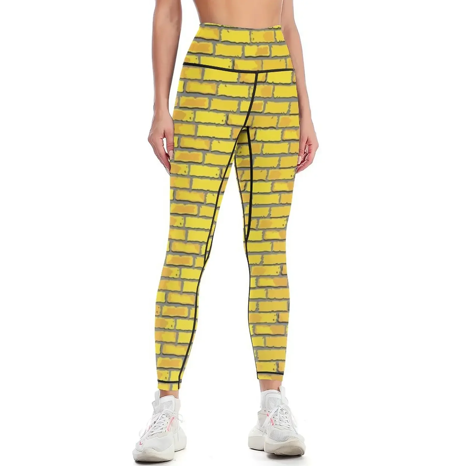 

Yellow Brick Road Leggings Women's sports pants flared sportswear woman gym 2025 sporty woman push up Womens Leggings