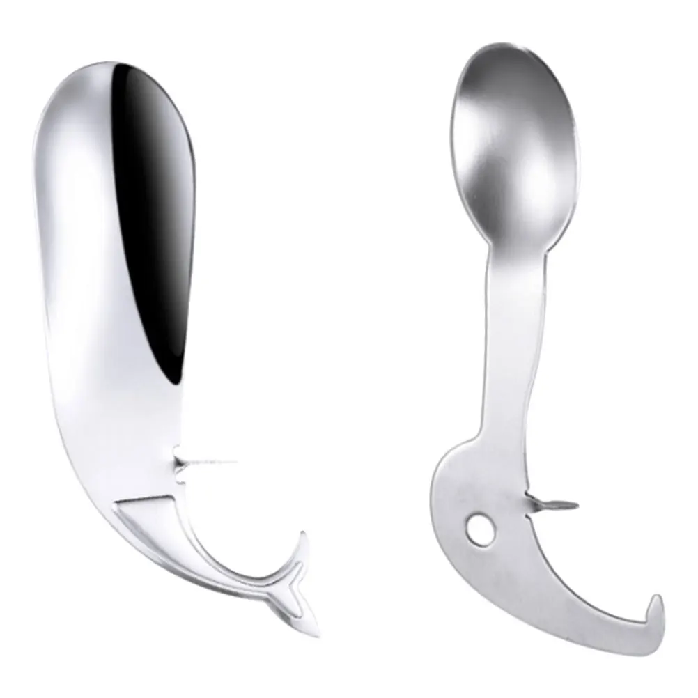 

2pcs Passion Opener Stainless Steel Dolphin Passion Fruit Stainless Opener Shape Kitchen Gadget Fruit Cutter Tool For Pulp