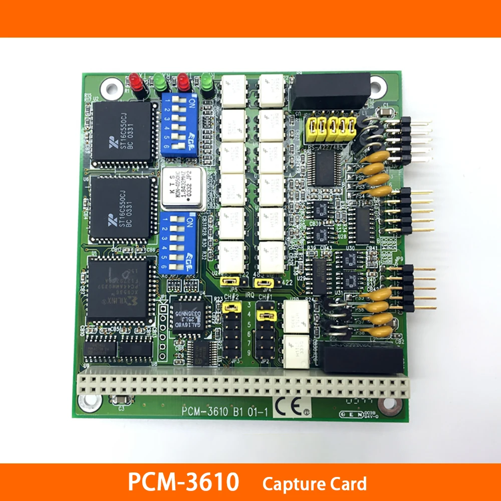 PCM-3610 REV.B1 For Advantech Serial Port Card PC104 Bus Capture Card High Quality Fast Ship