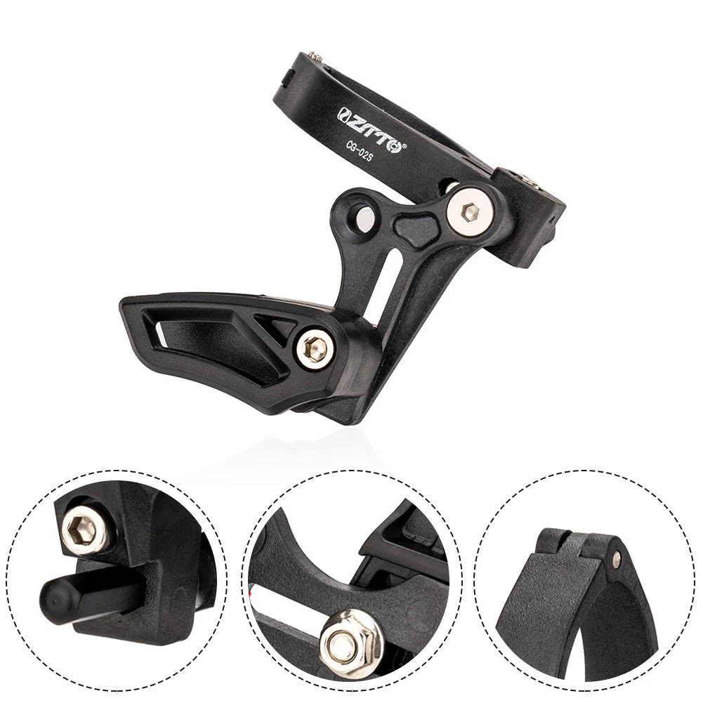 Protect Your Chain from Jumping and Falling with Single Speed Chain Guide and Tube Protector for Mountain Bike Frame