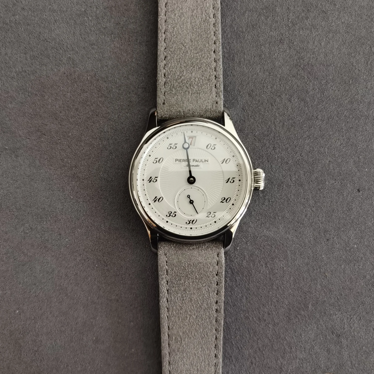 بيير بولين ساعة أوتوماتيكية للرجال 42 مللي متر ساعة القفز ساعة اليد الميكانيكية الياقوت مرآة ST17 Mov الاتصال الهاتفي الأخضر