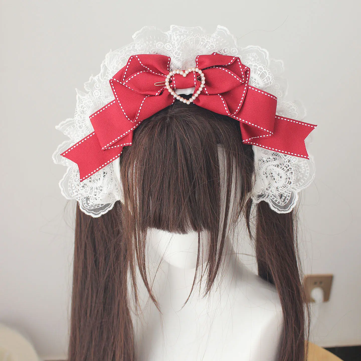 

Christmas Headwear KC Versatile Lolita Headbands Lolita Bow Hair Accessories Girl Accessories for Women