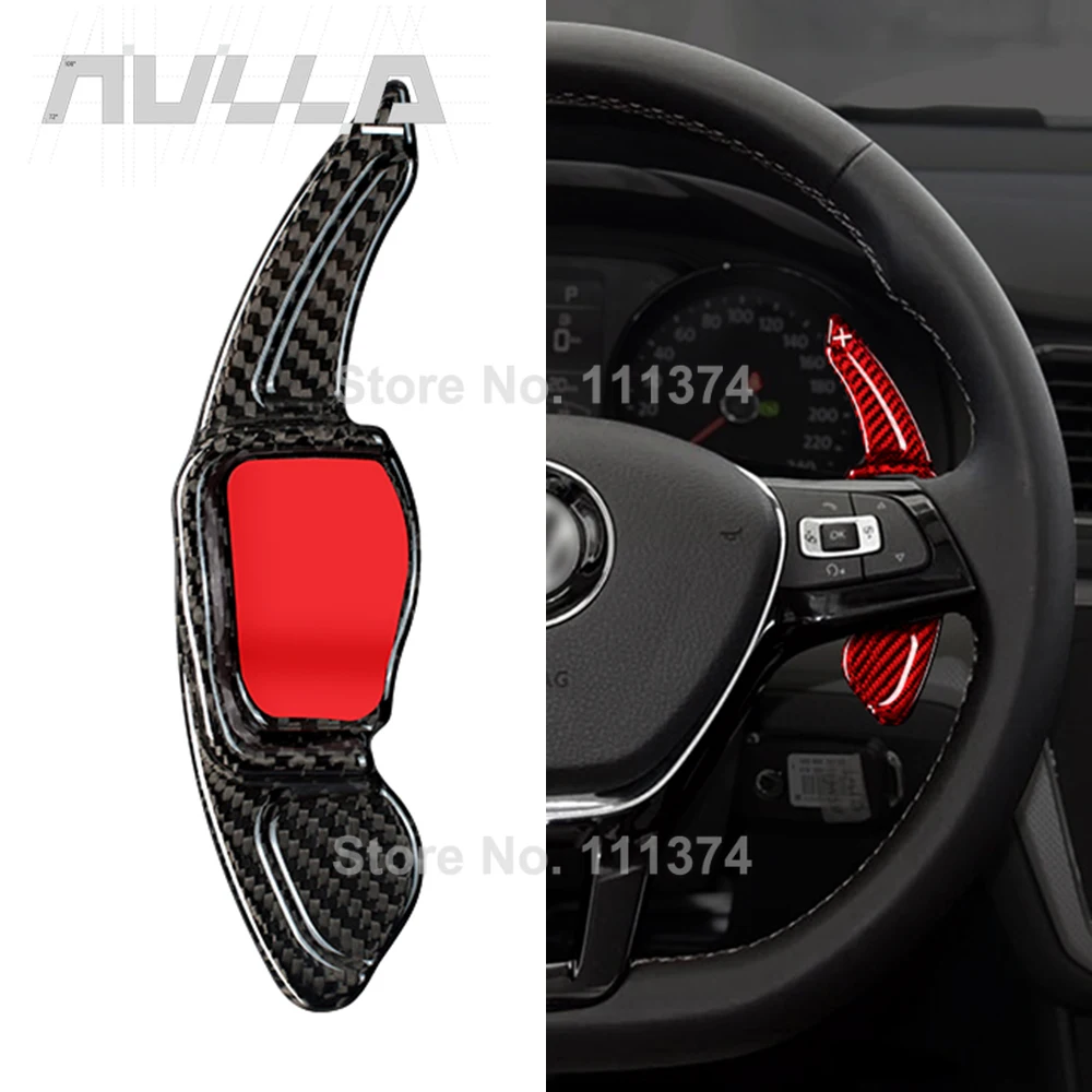 

Настоящие переключатели из углеродного волокна для VW Golf 5 6 MK5 MK6 GTI Jetta Passat B6 B7 CC Polo Tiguan Touareg Scirocco