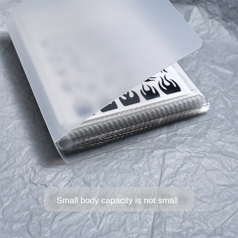 1/2/4PCS Frosted Album Dustproof And Moisture-proof Large Capacity Transparent Nail Supplies And Manicure Tools