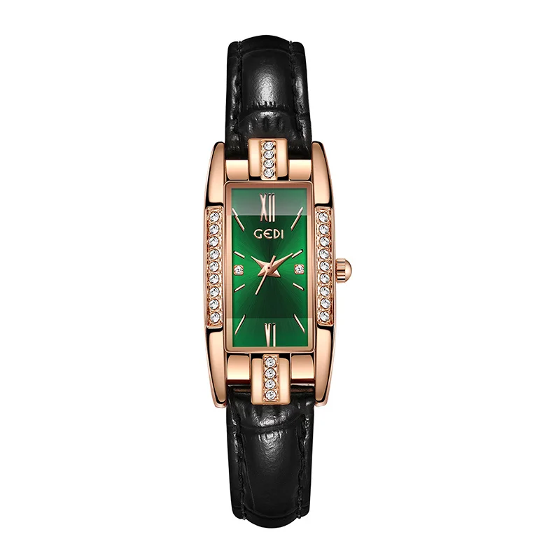 

Light luxury all over the stars women's watch niche fashion square student watch waterproof quartz ladies watch