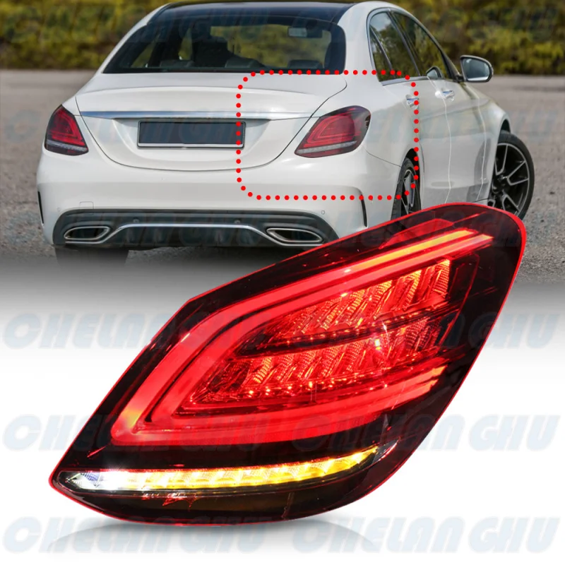 

LED Tail Light For Benz W205 RHD type C180 C200 C250 C300 C350e C63 C43 2018 2019 2020 2021 Right Side Rear Lamp Car accessories