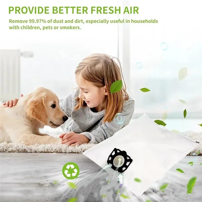 10PCS กรองและถุงเก็บฝุ่นสําหรับ Karcher WD4 WD5 WD6 MV4 MV5 MV6 เครื่องดูดฝุ่นอุปกรณ์เสริมเปลี่ยน