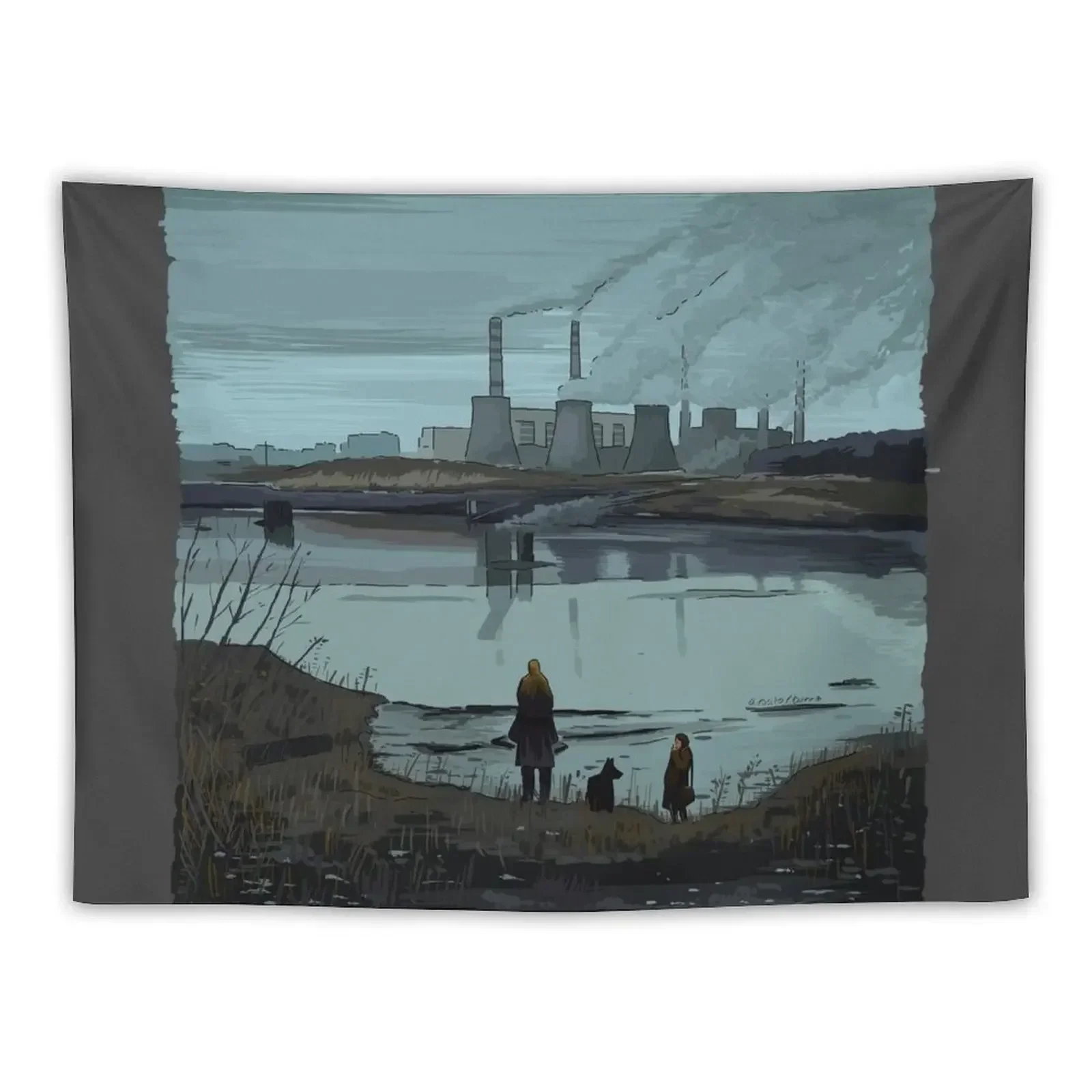 

Stalker Factory Scene by Andrei Tarkovsky without Title Tapestry Decoration Bedroom Decoration Wall Hanging Wall Tapestry