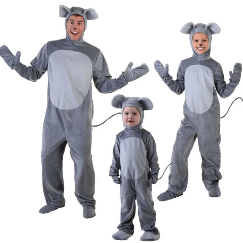 Children's Day Mouse Cosplay Costume Mouse Clothes Animal Insect Clothes Performance Clothes Adult Children Cute Mouse Clothes