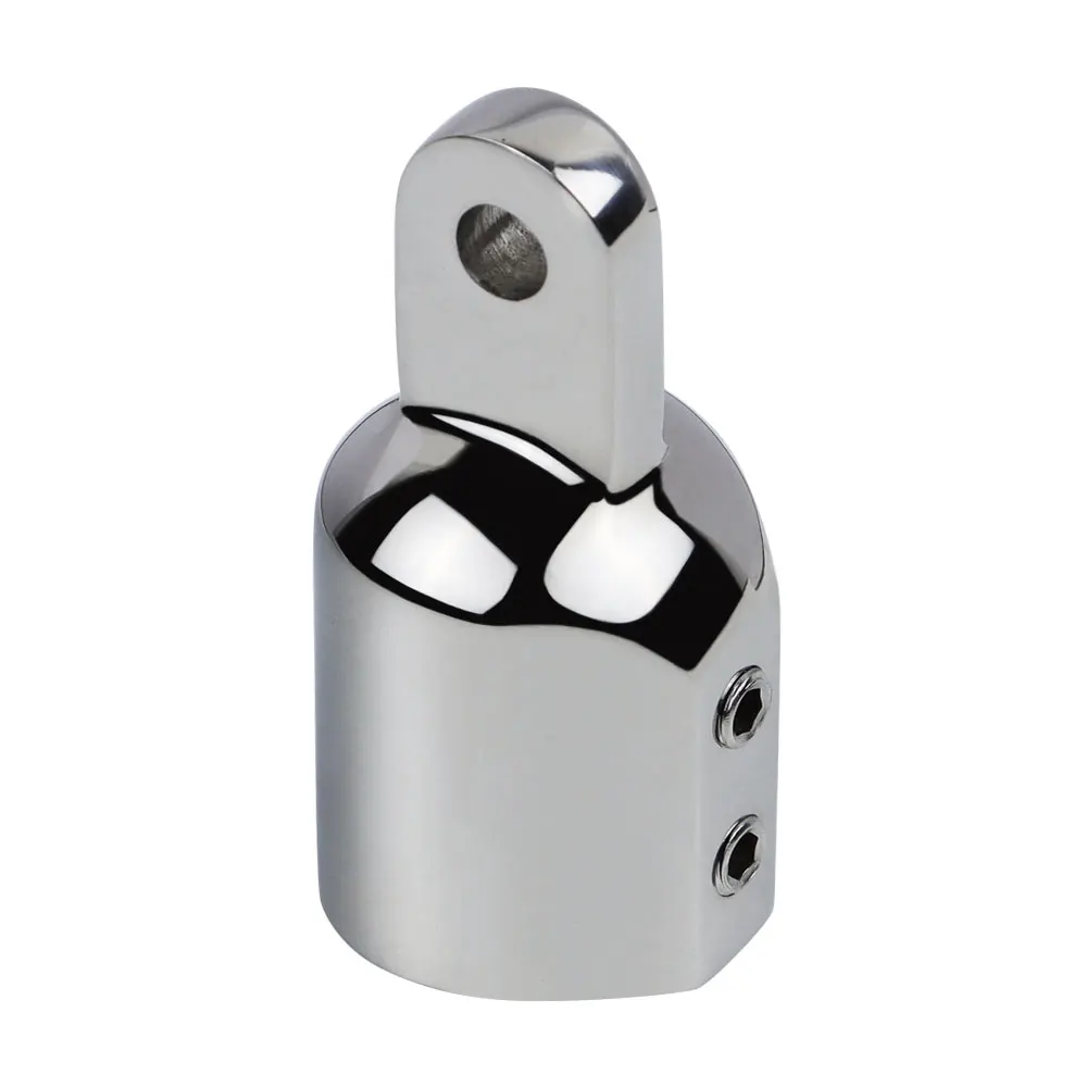 Boat Bimini Top Fitting Stainless steel 316 Slide Cap Slide Sleeve Pipe Eye End Cap Jaw Slide Clamp External Eye End Canopy Tub