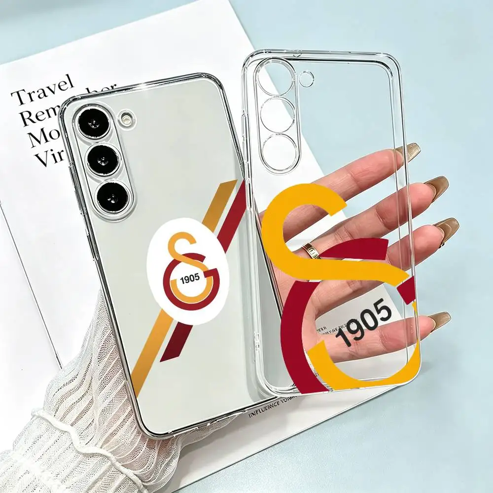 G-Galatasaray S-SK pattern 1905  Clear Soft Silicone Phone Case for Samsung Galaxy A71, A70, A30，A52, A51, A40,