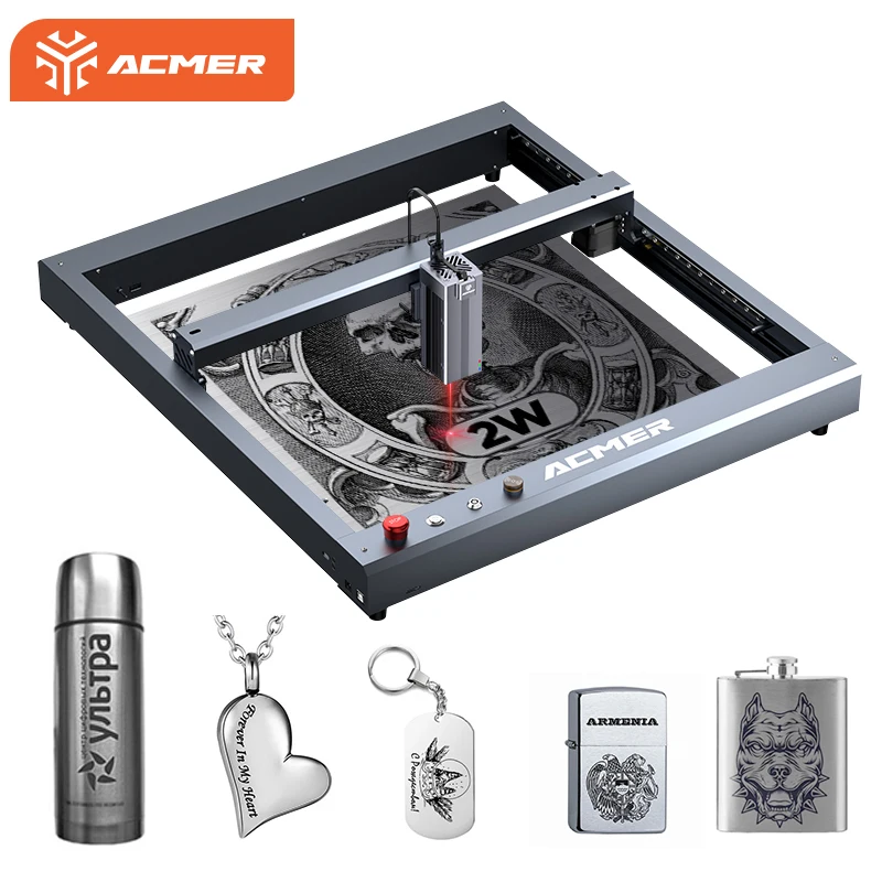 

ACMER P2 2W IR Laser Engraving Machine With 1064nm Infrared Laser Head Cut Machine For Acrylic Plywood Leather Laser Engraver