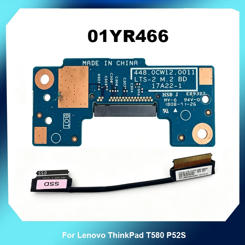 M.2 SSD Hard Drive Cable Adapter Board For Lenovo ThinkPad T580 P52S 01YR466  448.0CW12.0011