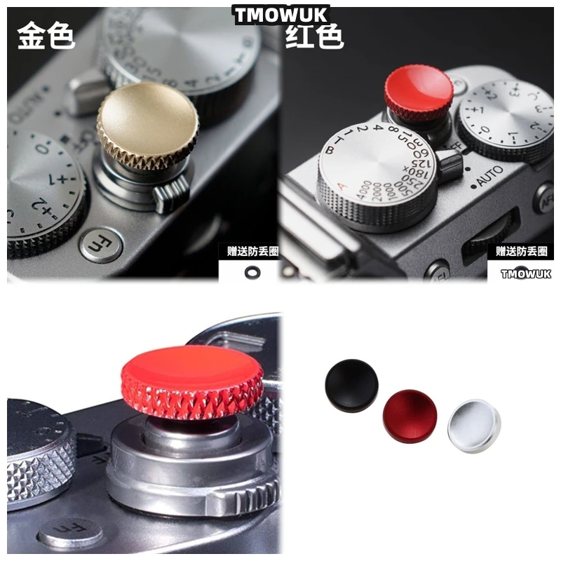 

For Fujifilm XT1 XT2 XT30II XE1 XE4 X10 X20 X30 STX2 Quick Response Shutter Button, Metal Precision.
