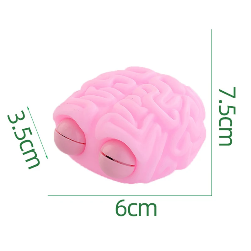 Anti Stress Flippy Brain Squishy Eye Popping Squeeze Fidget Toy Cool Stuff Kids ADHD Autism Anxiety Relief Toy Weird Stuff