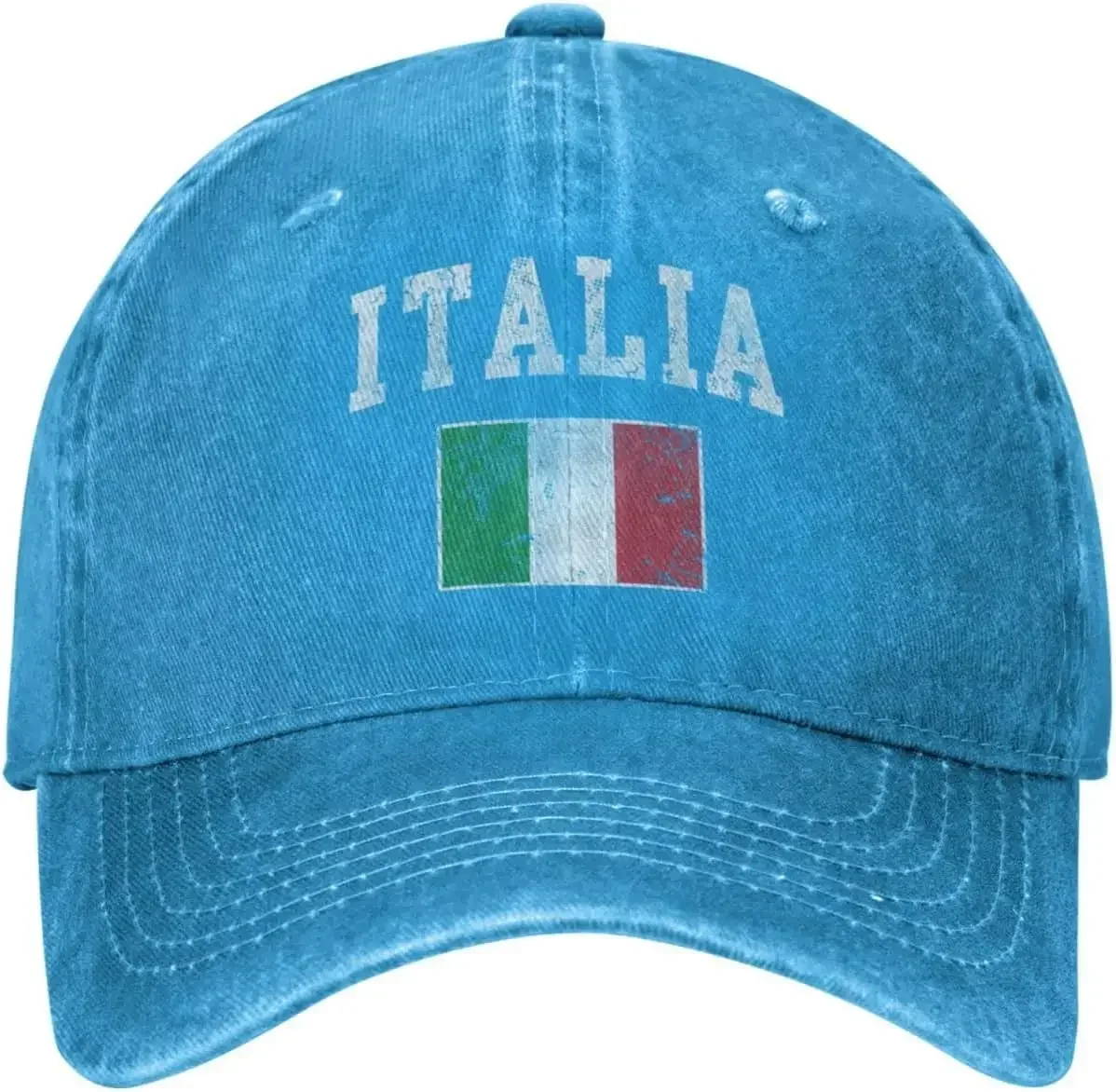 

Funny-Italia-Italian-Italy-Flag Gifts for Women Men Black Cowboy Hat Flat Bill Hats Hat Baseball Cap for Sun Protection