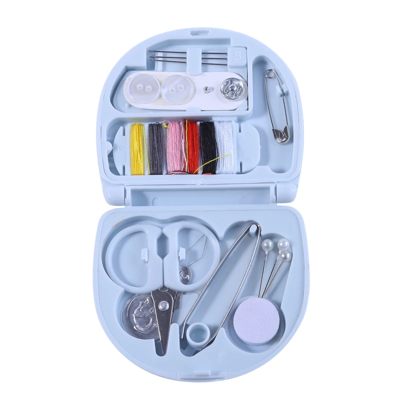 Home Travel Sewing Kit Box Exquisite and Portable Mini Portable Sewing Kit Needle Sewing Box Sewing Tools Box