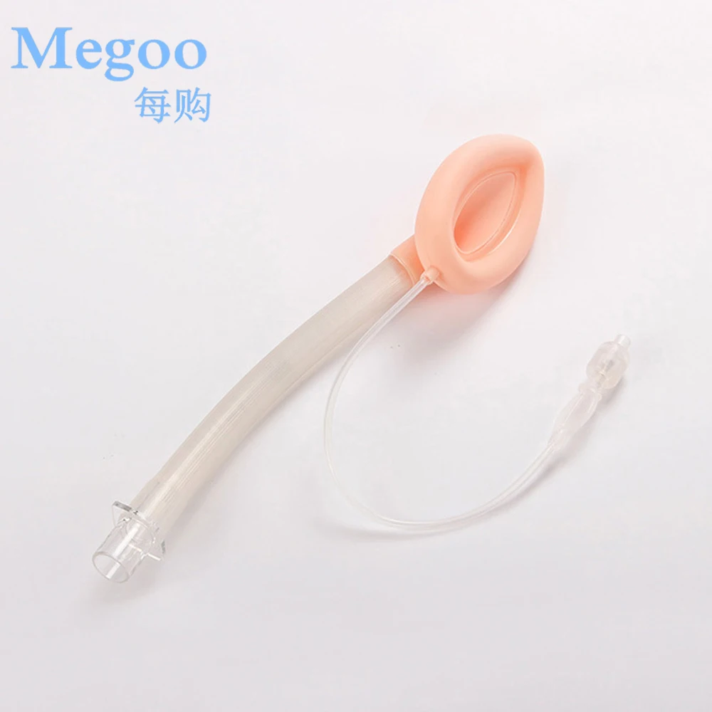 3Pcs Disposable Silicone Anesthesia Laryngeal Mask Single Cavity Airway Catheter For Adults Children 1/1.5/2/2.5/3/4/5#