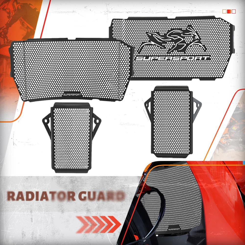 

2026 2025 2024 для Ducati SuperSport 939 SuperSport 950 S 2017-2023 2022, защитная решетка радиатора, крышка масляного радиатора