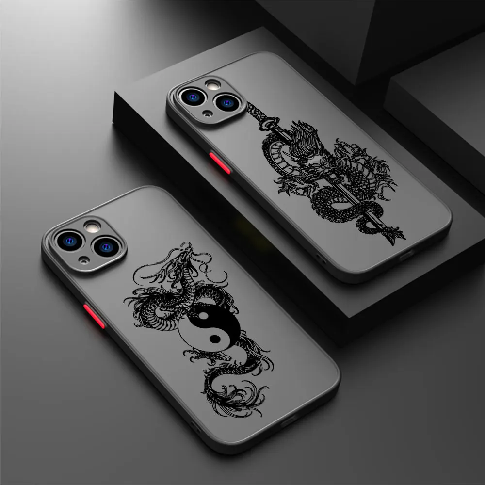 Diagrams Chinese Loong Phone Case for Honor Y5P Y6P 90 Y7P 70 Y9 Prime 50 9X Pro 9A Y8P X9 Y7A X7 Y7 X8 Eight Luxury Cover