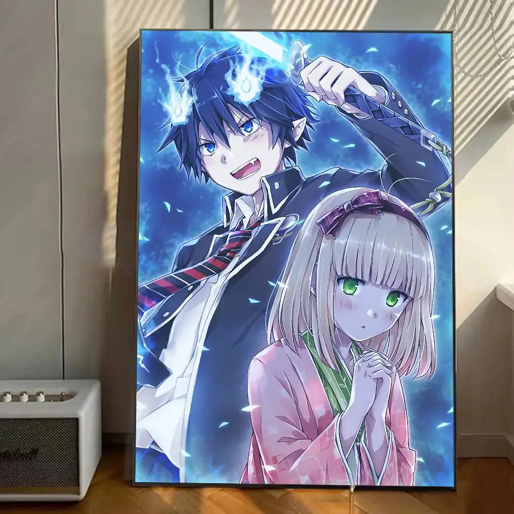 أنيمي B-الأزرق طرد الأرواح الشريرة المشارك معرض يطبع ذاتية اللصق ديكور المنزل الديكور صور مطبوعة للحوائط غرفة المعيشة ملصق