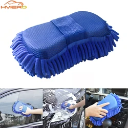 Blue Gloves Paint Cleaner Rust Tar Spot Remover Microfiber Cars Moto Washer Cleaning Care Detailing Brushes Washing Towel Tools